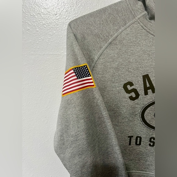 Nike Green Bay Packers Salute to Service Hooded Sweatshirt - Large - Picture 7 of 13